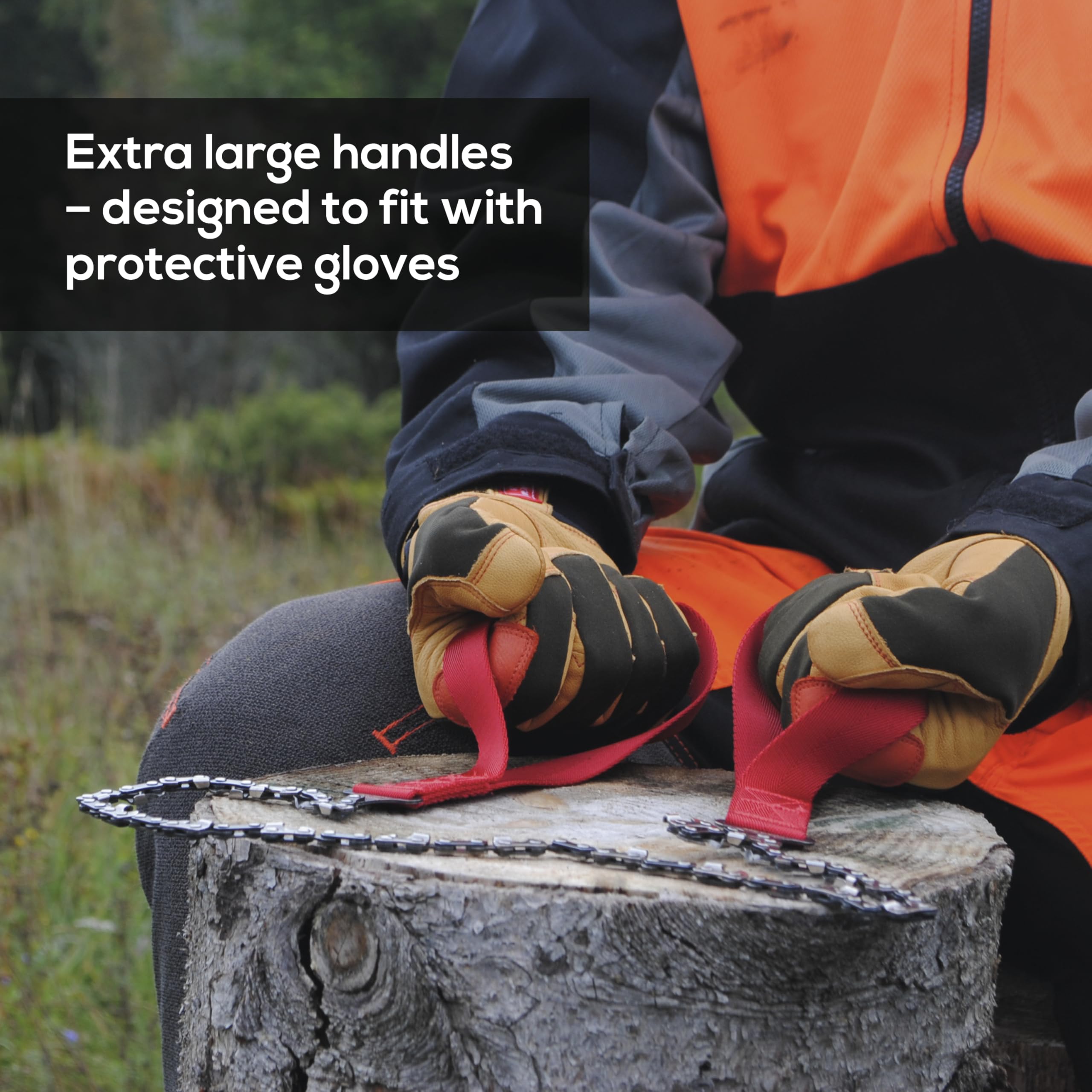 Nordic Pocket Saw tucked into backpack pocket showing packable emergency tool benefit