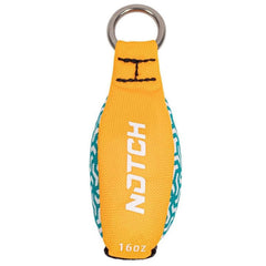 Notch front view showing hi-viz color and clear weight identification for easy spotting