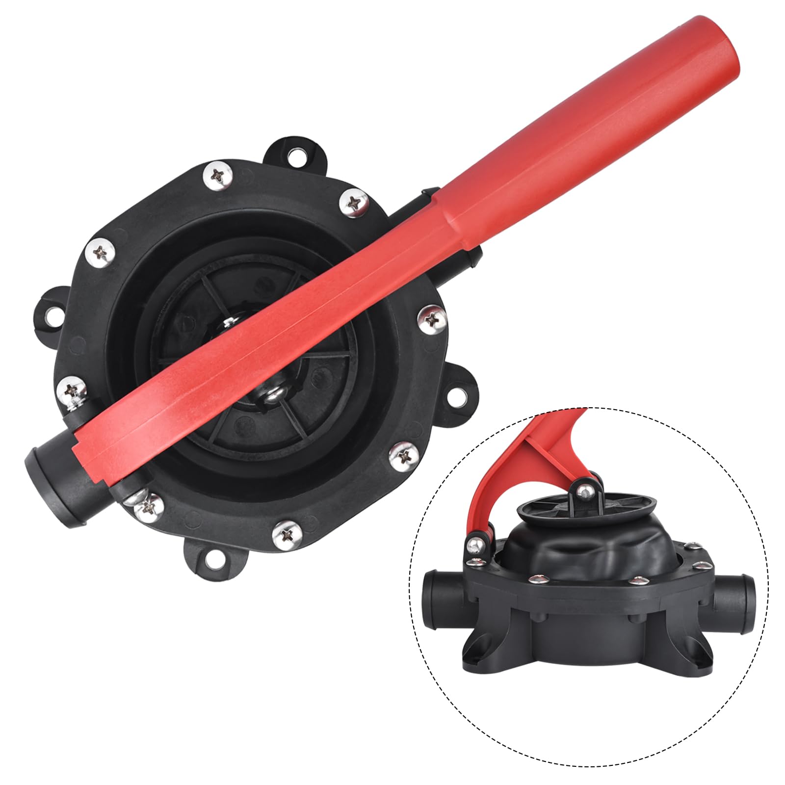 NovelBee close-up of diaphragm valve showing seal detail for dependable priming