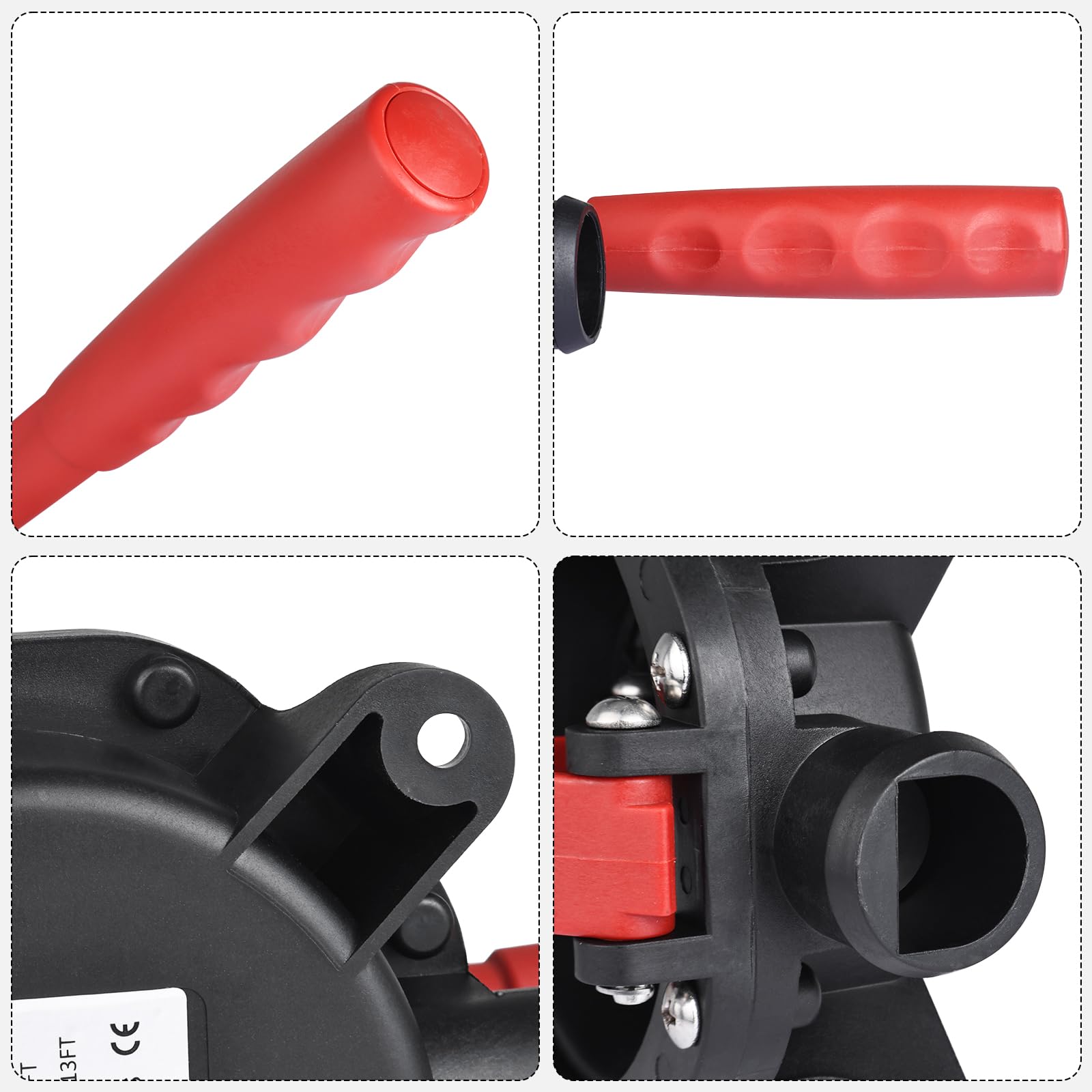 NovelBee hose connection ports fitted for 1.5 inch hose, quick secure attachment