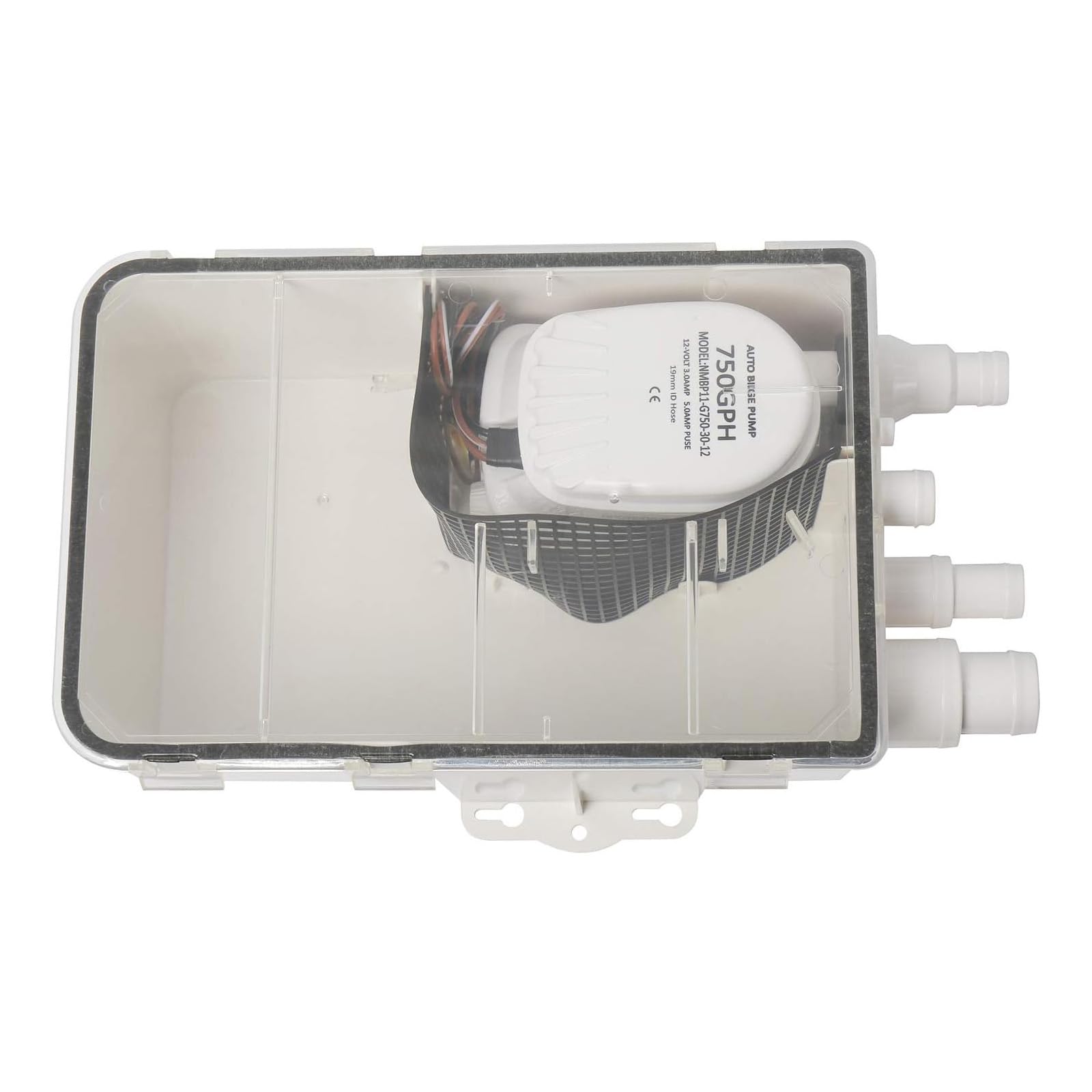 NovelBee removable mesh filter close-up protecting pump and easing cleaning