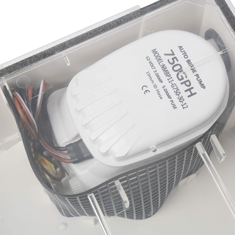 NovelBee multiple inlet ports top view allowing connections from shower and sink
