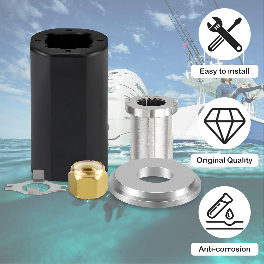 NOVINO tab washer and nut components showing complete kit for fast on-site repair