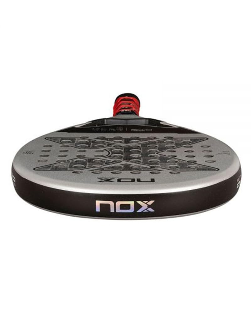 NOX AT10 handle with NOX Custom Grip reducing vibration and improving comfort