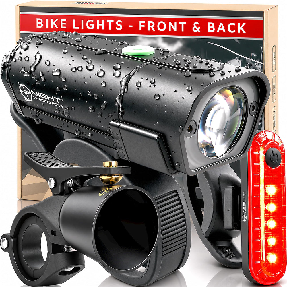 NP NIGHT PROVISION front headlight showing strong beam for road visibility