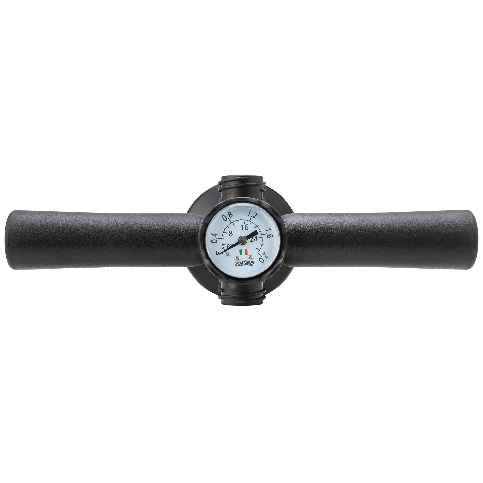 NRS Super Pump hose and adapters close-up showing broad valve compatibility