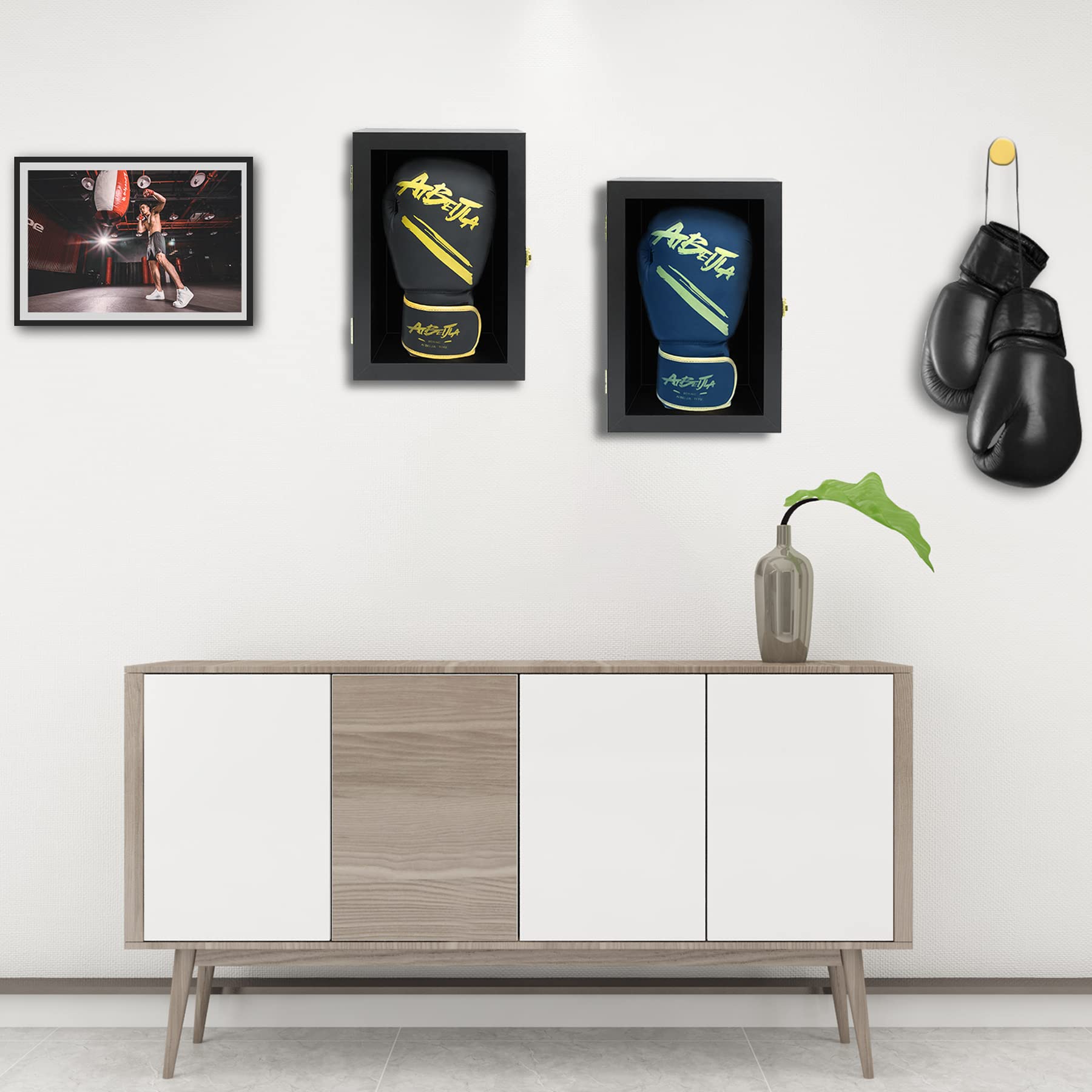 NRZSSN size comparison with a boxing glove illustrating fit and scale benefits