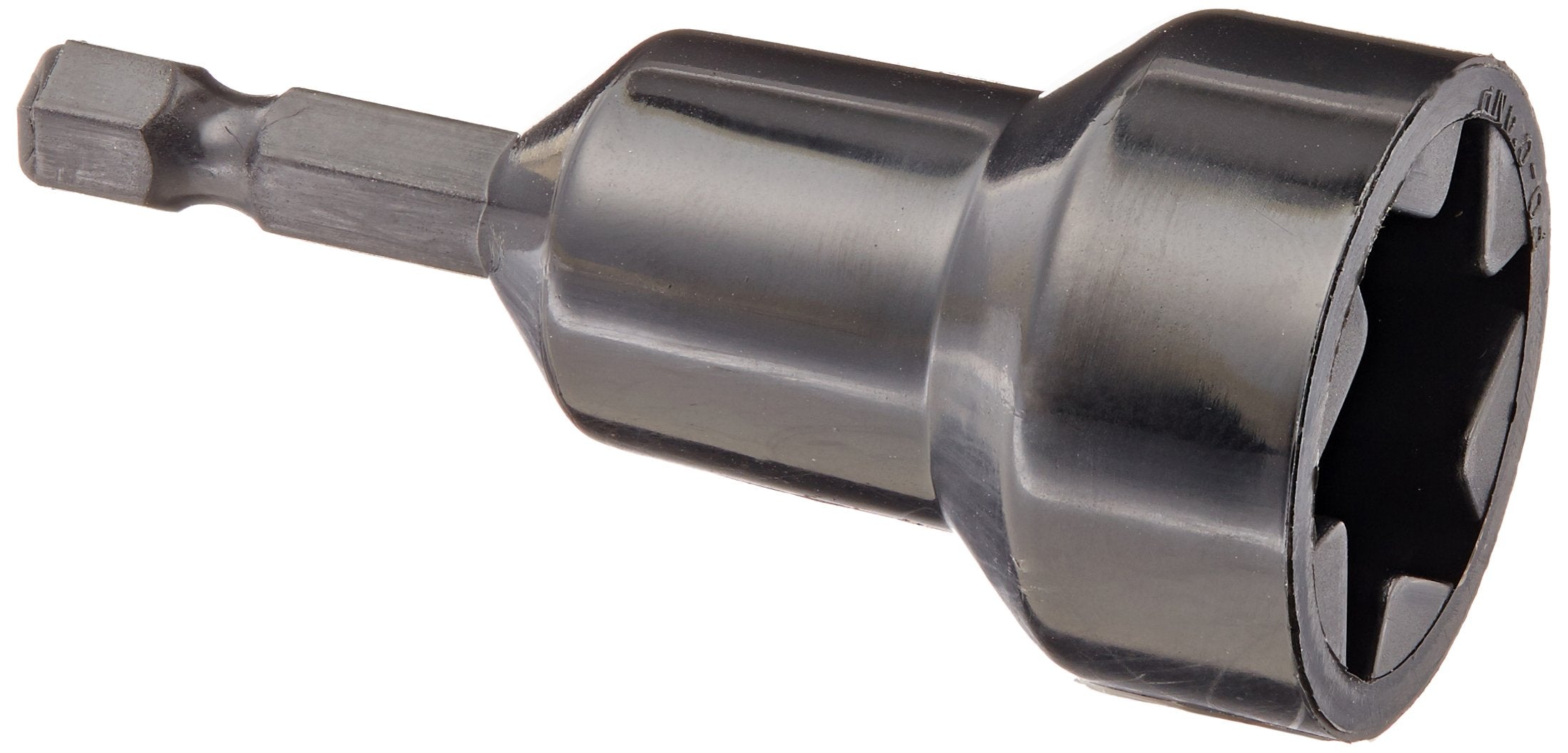 NSI close detail showing threaded funnel and square spring for reliable conductor seating