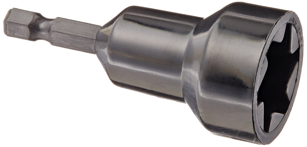 NSI close detail showing threaded funnel and square spring for reliable conductor seating