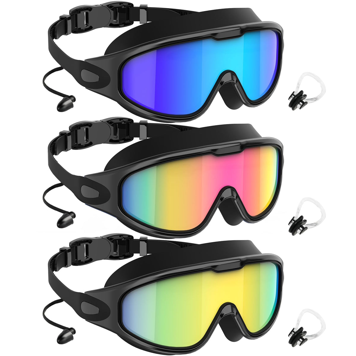 NSSIW front packaging view showing three-goggle set and value benefits