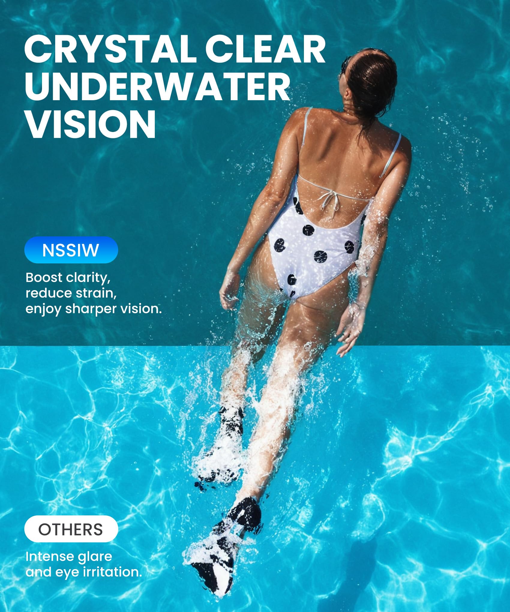 NSSIW goggles poolside with family illustrating versatile use and convenience