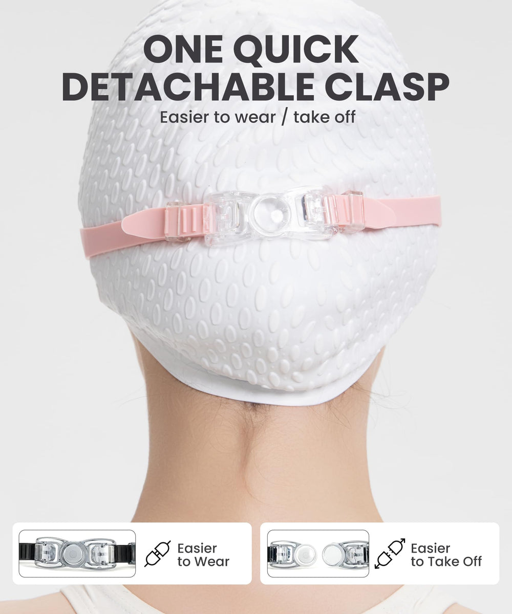 NSSIW adjustable nose clip and earplugs displayed for customized comfort
