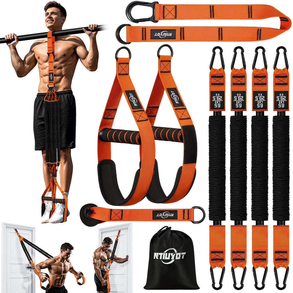 NTIUYOT front packaging showing full pull up band kit and benefits