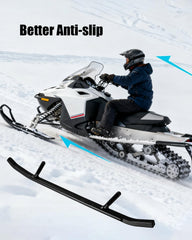 NTSUMI mounted on Ski-Doo ski during trail use demonstrating better steering