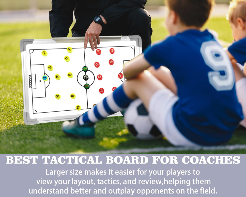 Nuburbur coach demonstrating board on sideline to improve player understanding