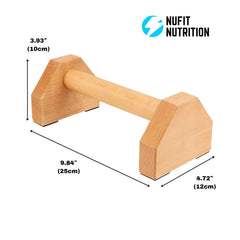 NuFit push up bars in use during push-up demonstrating improved form