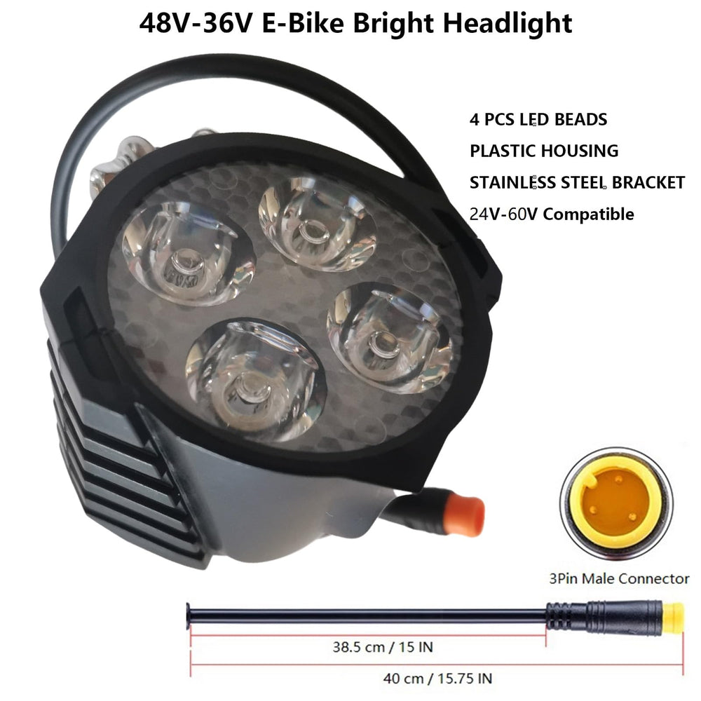 NULKOMMA headlight in use on a night ride showing improved road visibility
