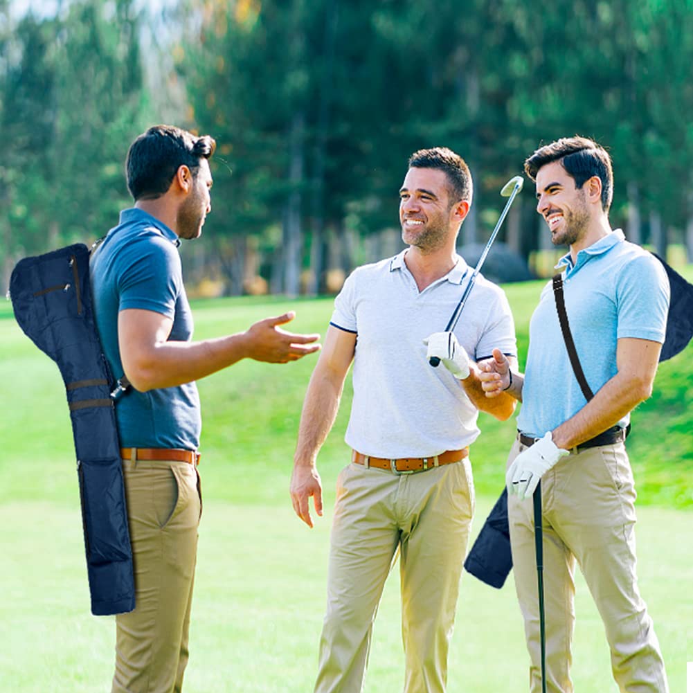 Number-one bag at driving range with golfer demonstrating lightweight portability