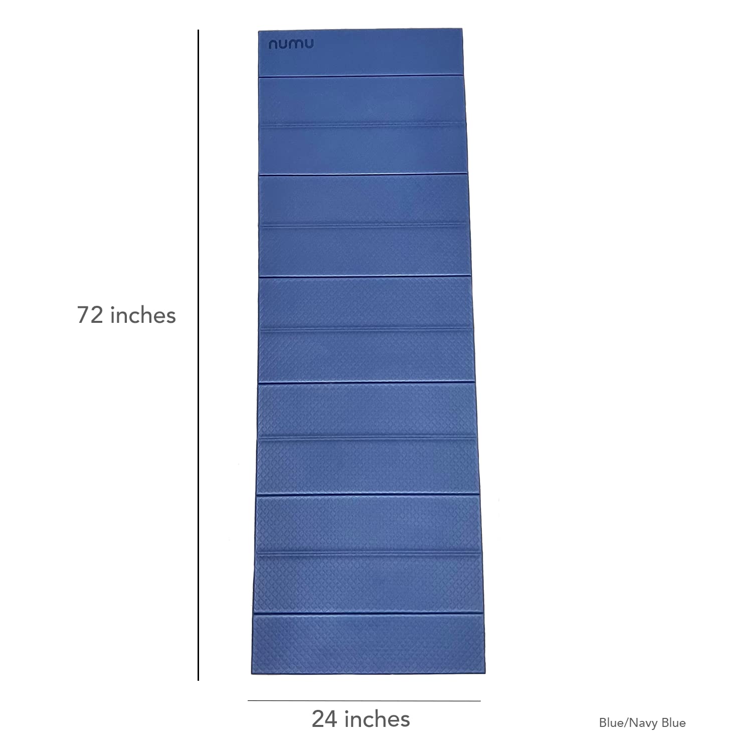 Numu folded mat with carrying strap for easy transport benefit