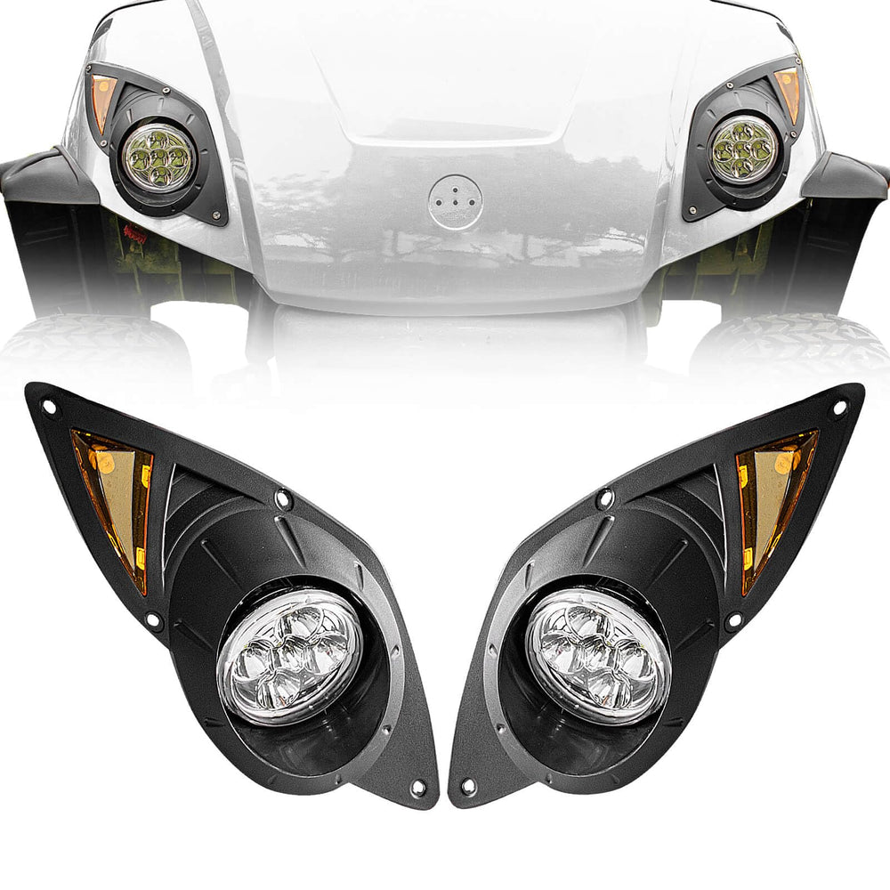 Nuojinsi front assembly showing clean fit and improved visibility for Yamaha G29