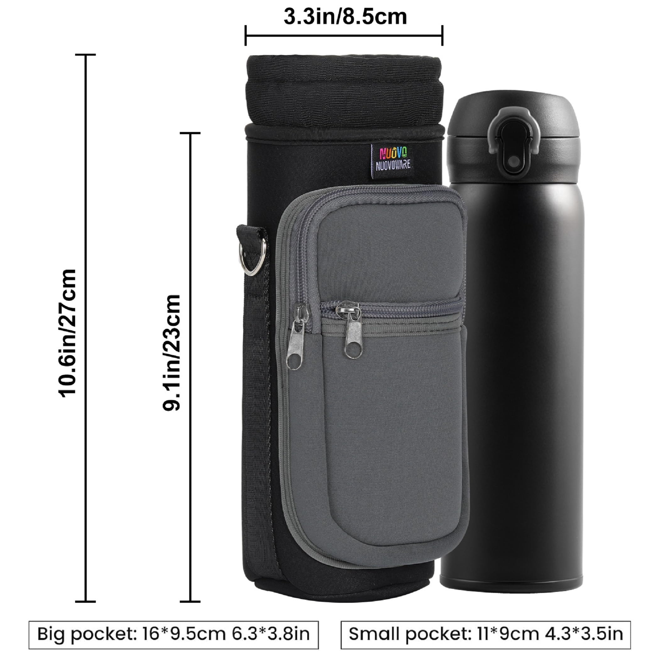 Nuovoware in-hand padded handle, comfortable carrying and quick access