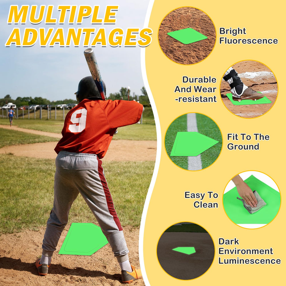 NVAAV bases placed on grass in backyard for quick game setup