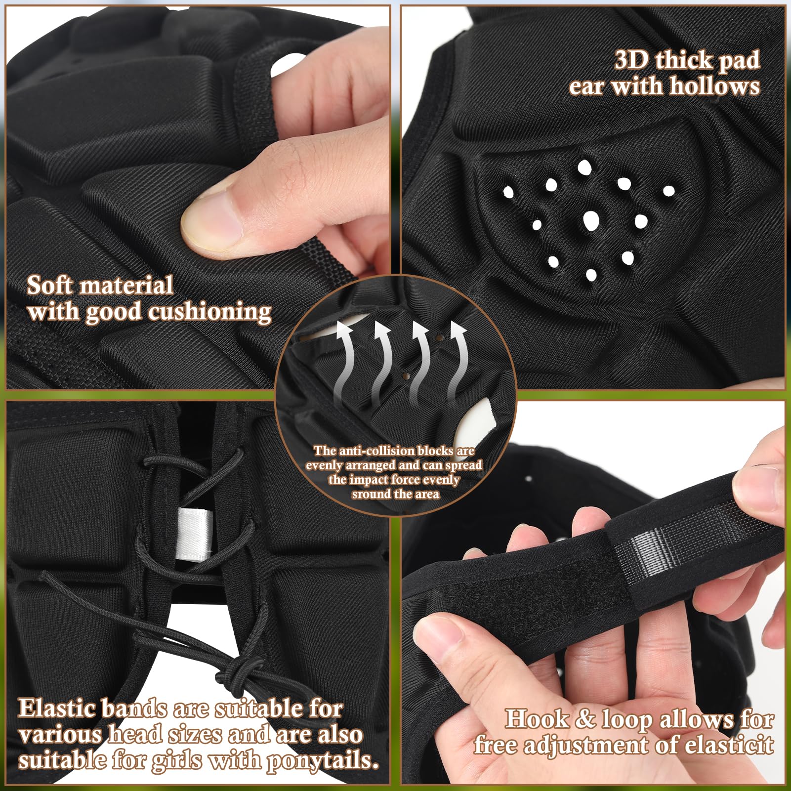 NVAAV top foam lining detail showing EVA padding for impact cushioning