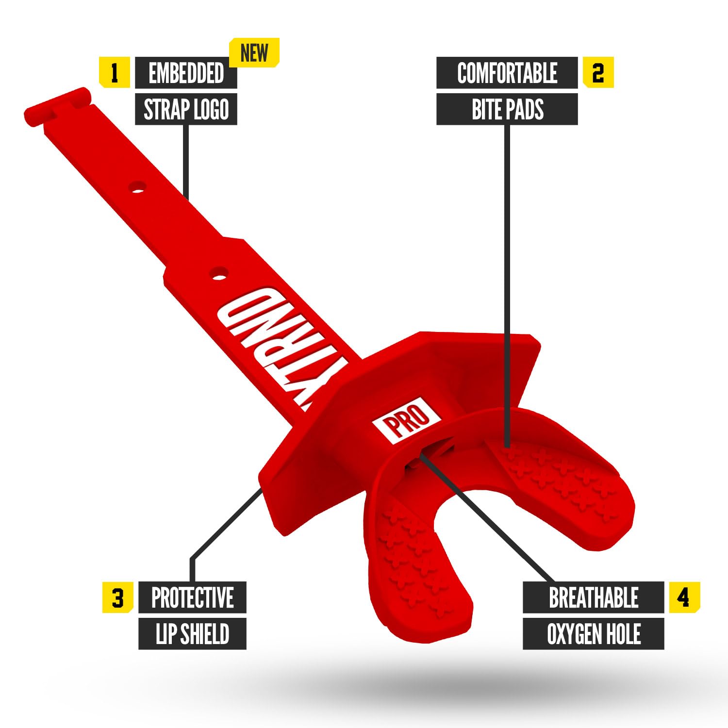 NXT NXTRND close-up of permanent strap tether demonstrating reliable attachment