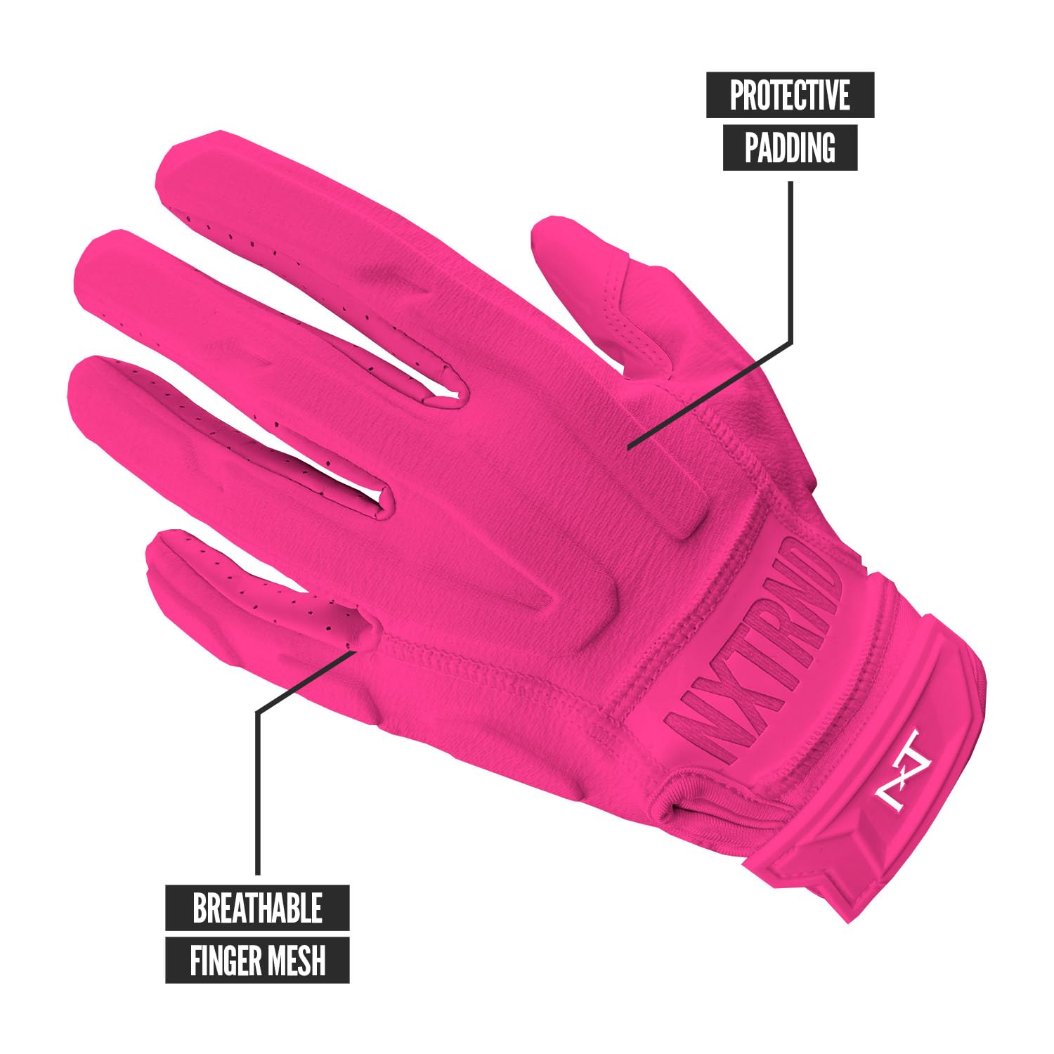 Nxtrnd G3 Pro close-up of silicone palm for improved ball control