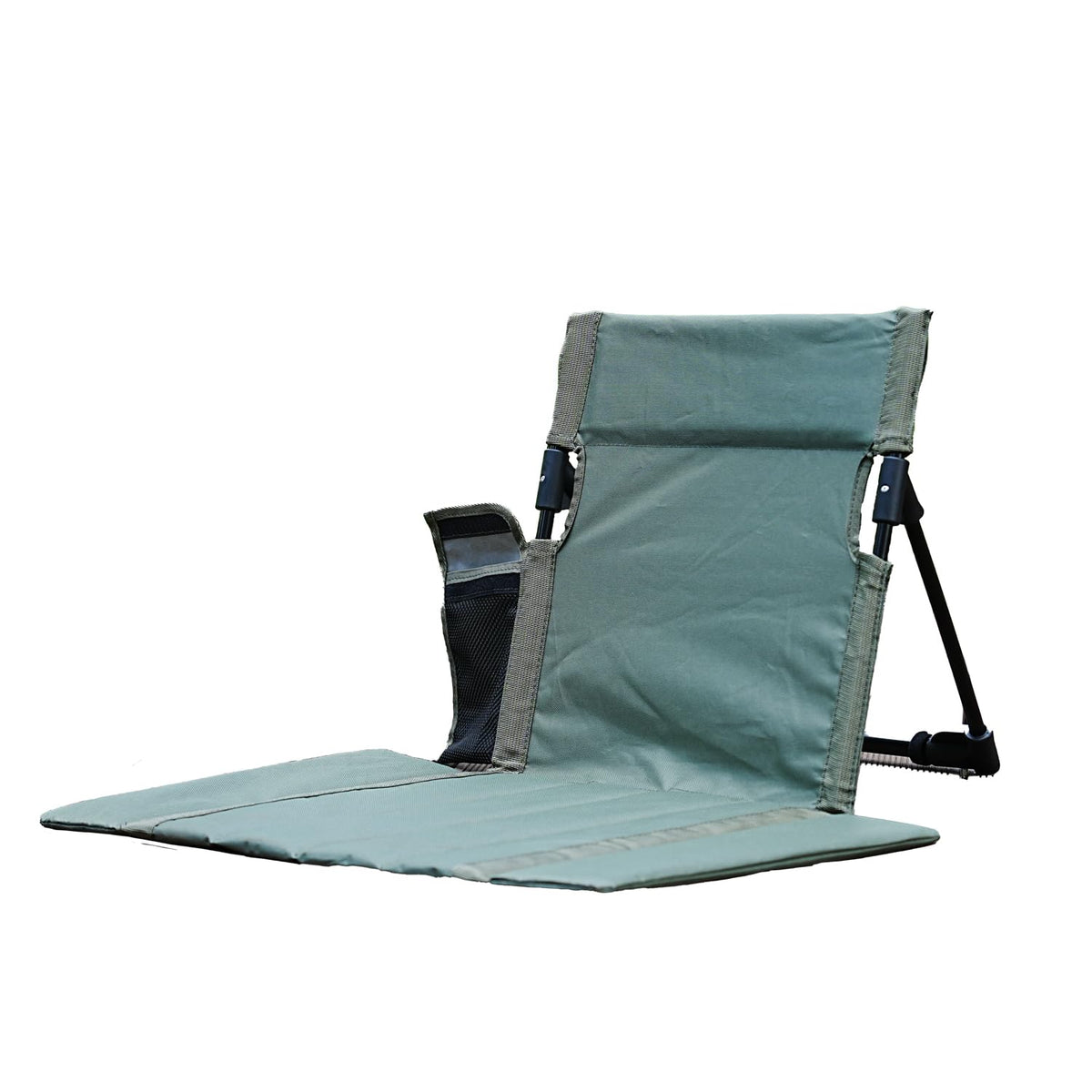 Nyeullcy front view of olive green chair showing roomy seat and backrest benefit comfort