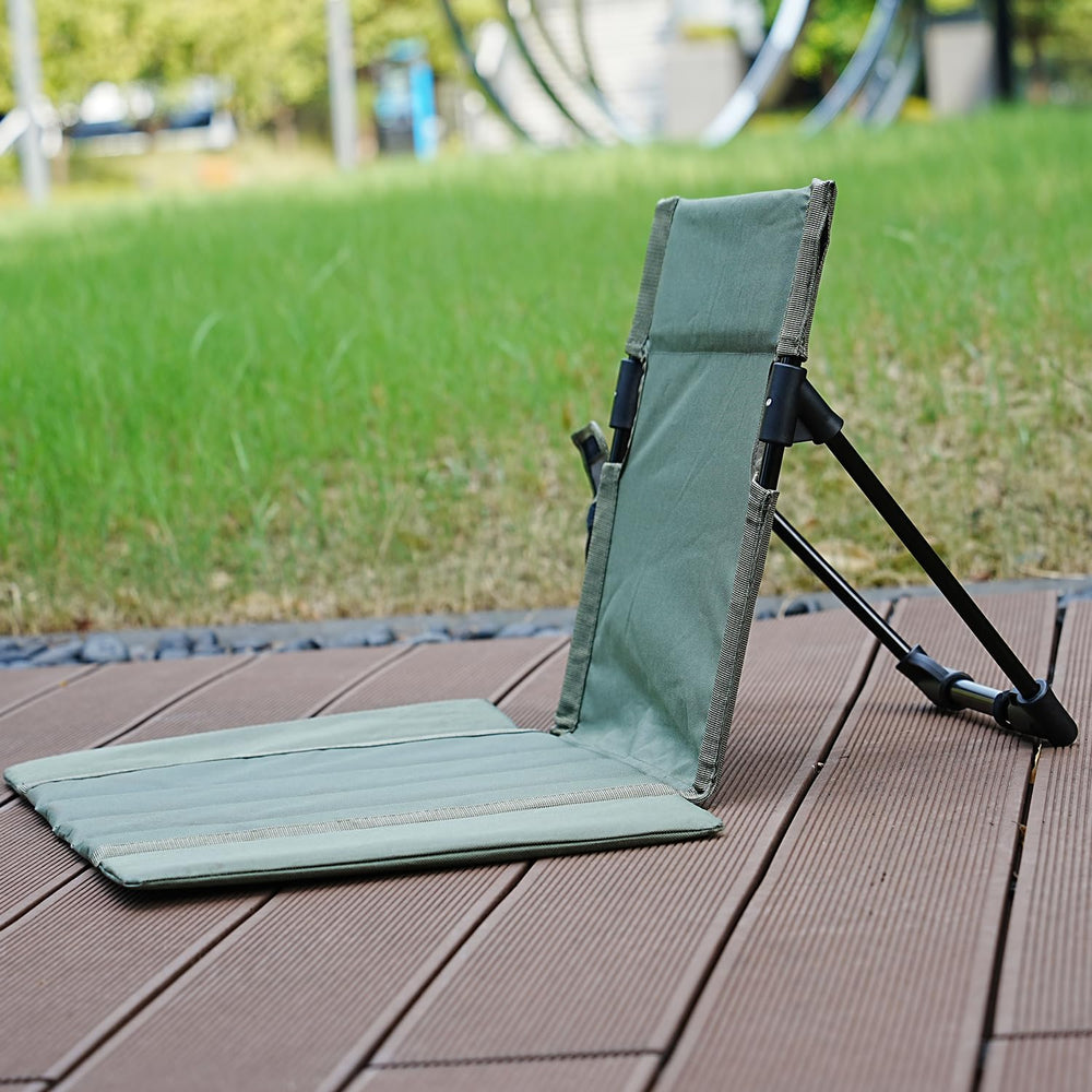 Nyeullcy next to a backpack for scale showing lightweight travel-ready design