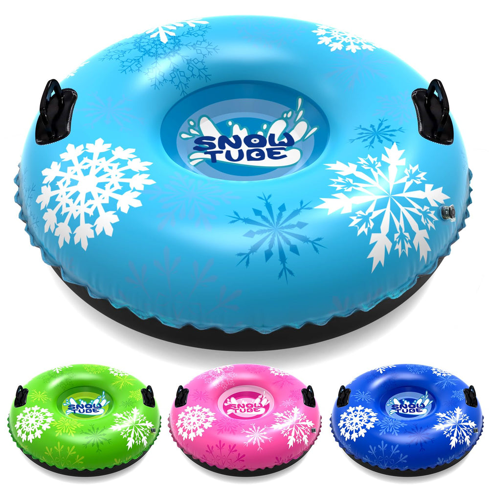 Nyrveua front view of four colorful tubes showing family-ready set and visibility