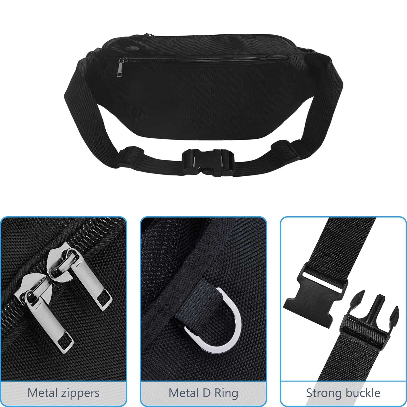 NZII heavy-duty buckle and 2-inch strap detail offering secure, adjustable fit