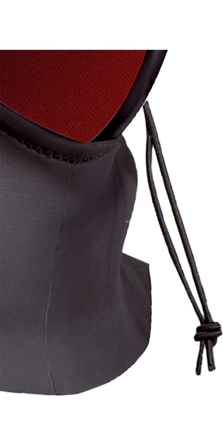 O'NEILL Psycho hood worn in surf, demonstrating cold-water protection and mobility