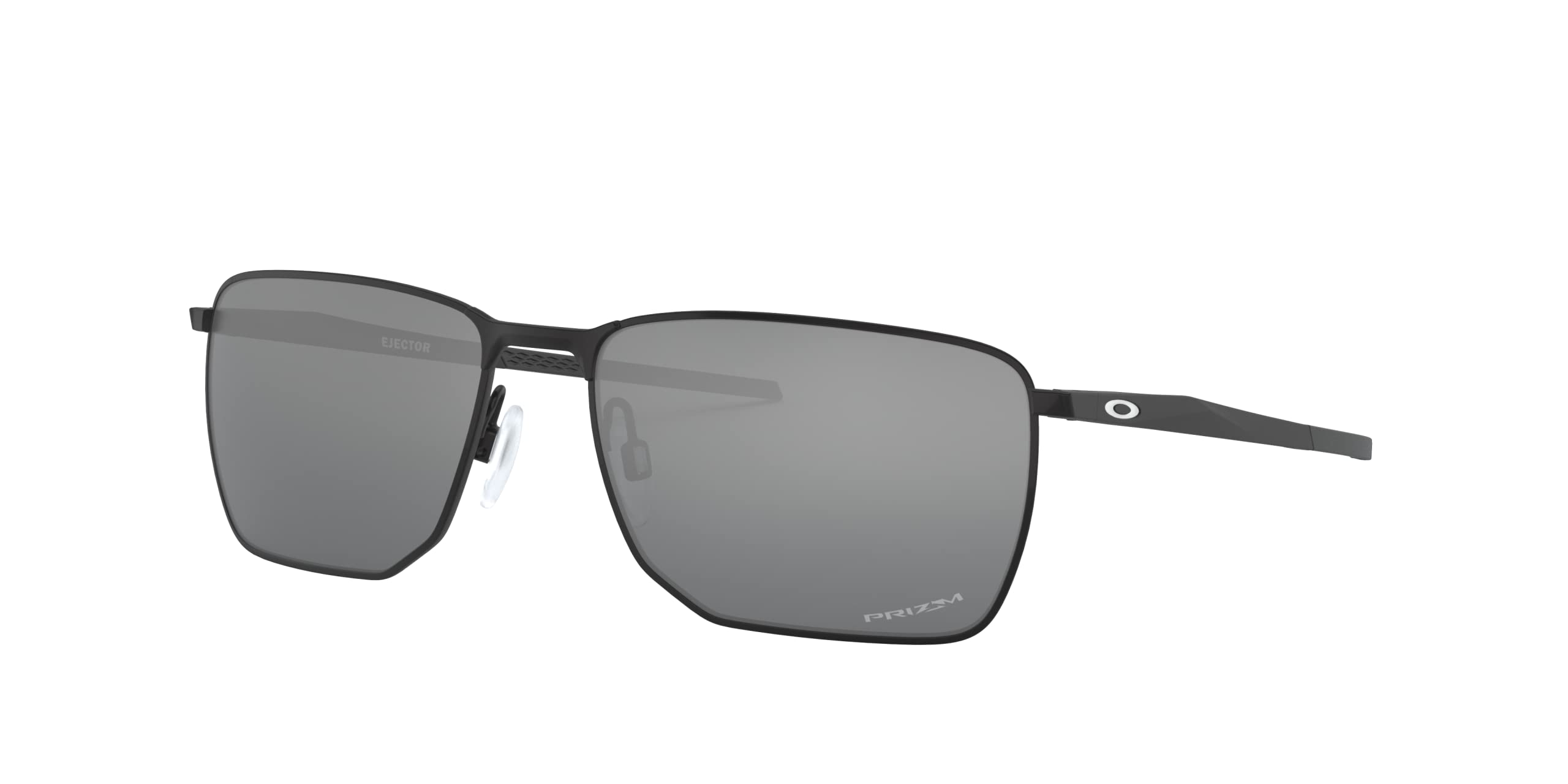 Oakley PRIZM Black lens close-up highlighting contrast-enhancing optics