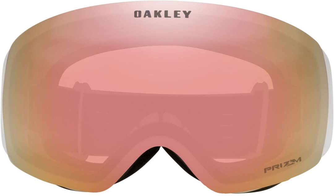 Oakley Flight Deck close-up of Prizm Rose Gold lens highlighting improved contrast