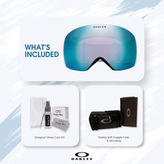 Oakley close-up of Flight Deck M lens highlighting clear optics and anti-fog