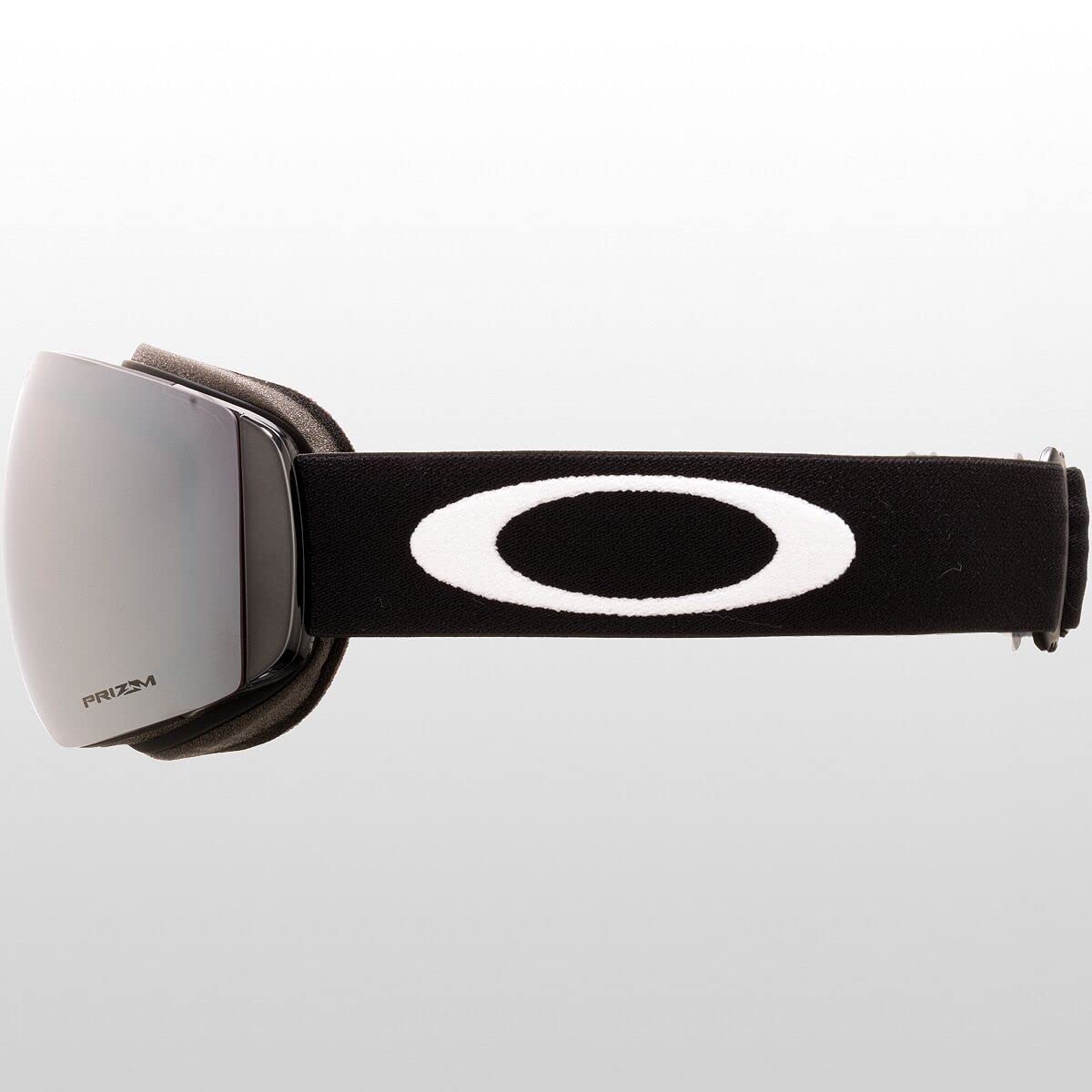 Oakley PRIZM Snow Black Iridium lens close-up enhancing snow contrast and clarity