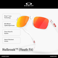 Oakley frame detail with metal rivet highlighting durable construction and style