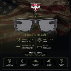 Oakley Fuel Cell side profile highlighting wraparound fit and stability benefit