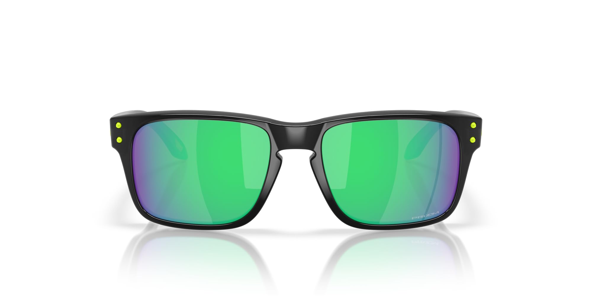 Oakley Holbrook XXS front view showing black ink frame and youthful fit benefit