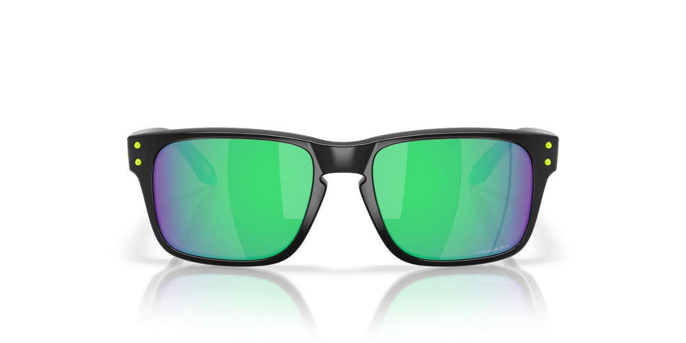 Oakley Holbrook XXS front view showing black ink frame and youthful fit benefit