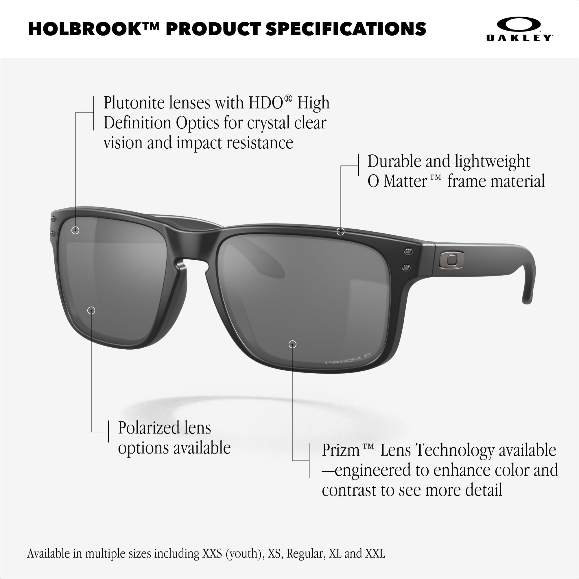 Child wearing Oakley Holbrook XXS outdoors showing secure fit and clearer vision benefit