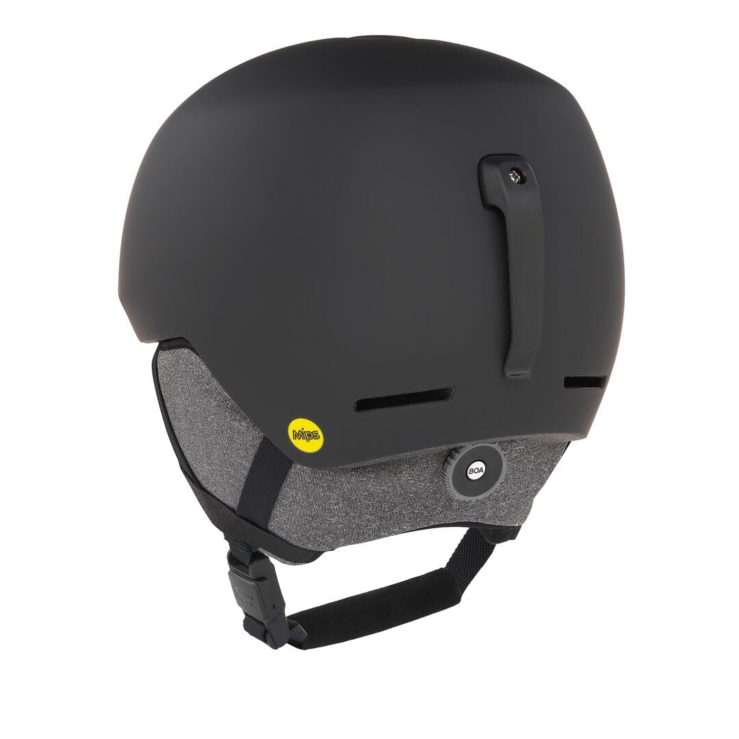 Oakley MOD1 next to helmet for scale showing large-size fit benefit