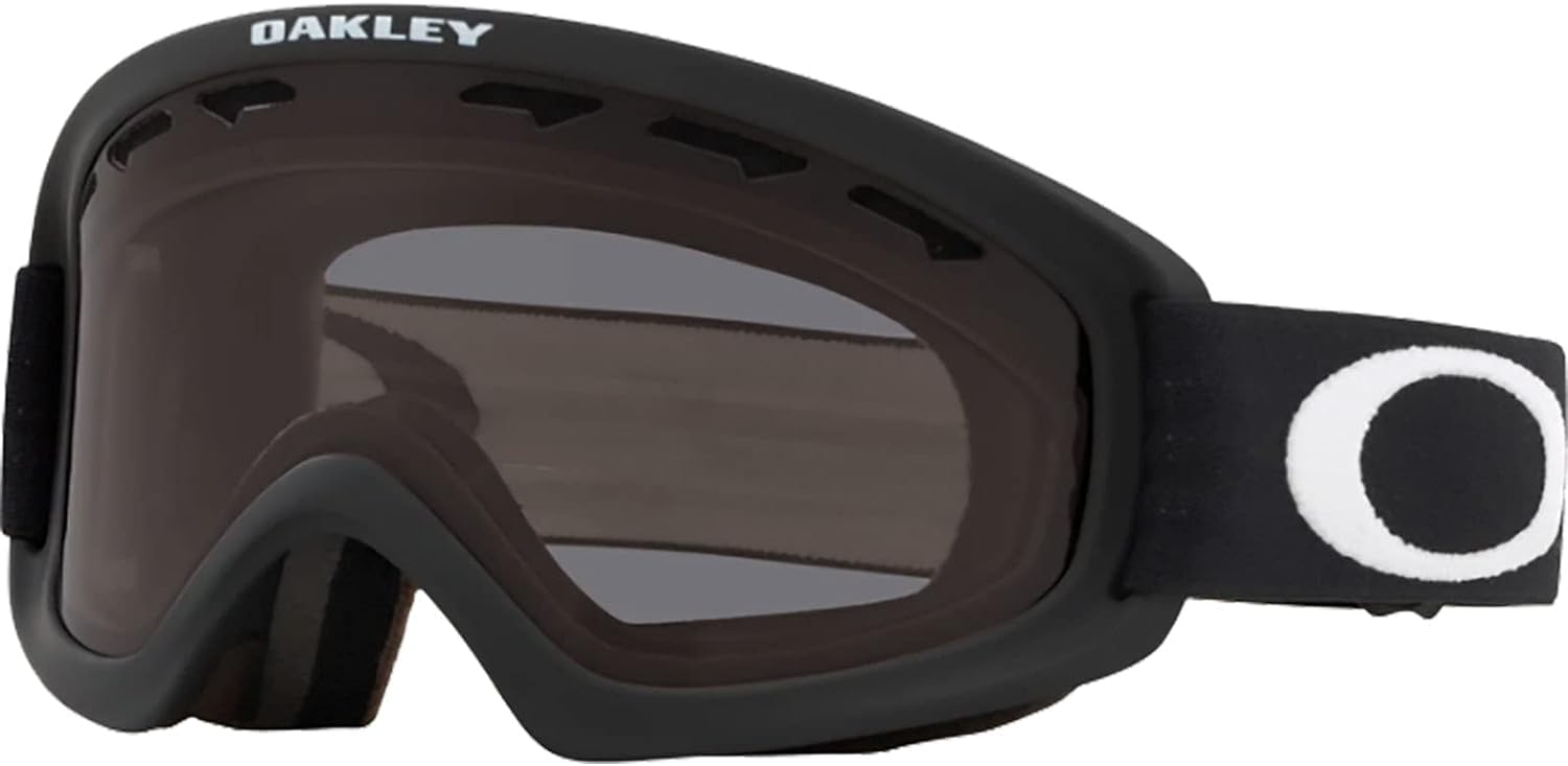 Oakley O Frame 2.0 Pro S front view showing matte black frame and dark grey lens for clear vision