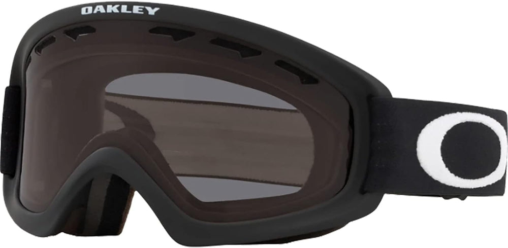 Oakley O Frame 2.0 Pro S front view showing matte black frame and dark grey lens for clear vision