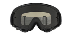 Oakley O Frame MX elastic strap with Oakley logo showing secure helmet fit