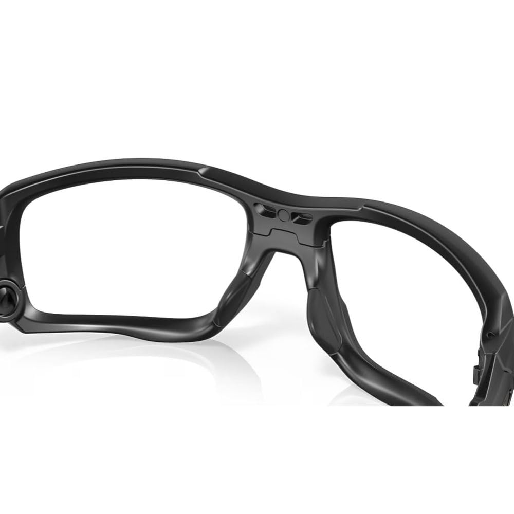 Oakley Shocktube with case and cleaning cloth showing included storage and maintenance tools