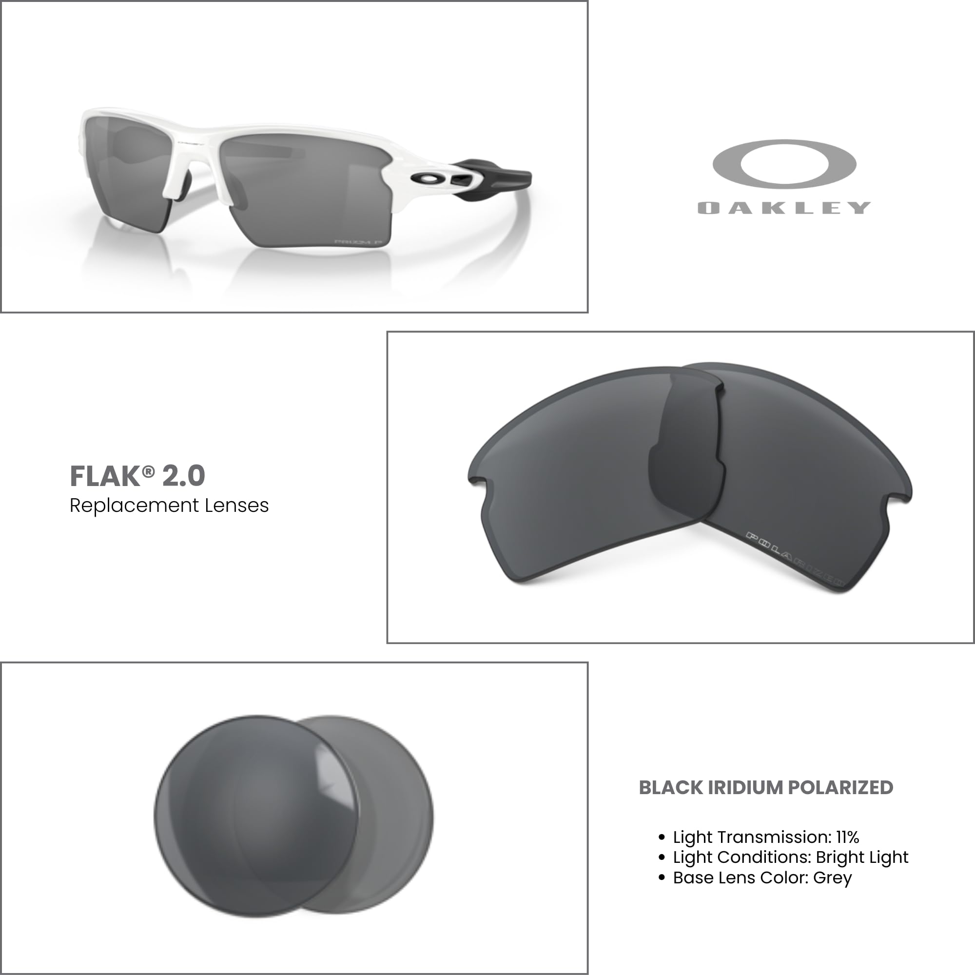 Oakley side profile showing frame detail and secure fit for active movement