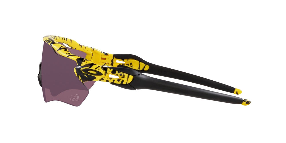 Oakley sunglasses side profile on head demonstrating secure fit and stability